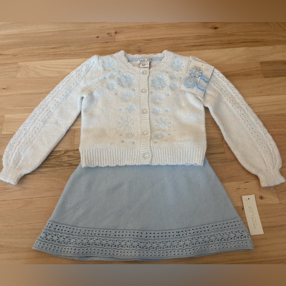 Rachel Zoe Cardigan and Skirt Set